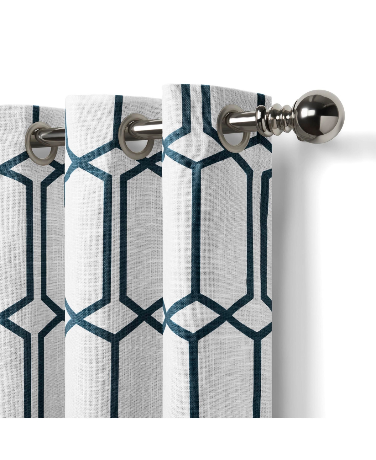 Elrene Home Fashions Kaiden Geometric Room Darkening Window Curtain