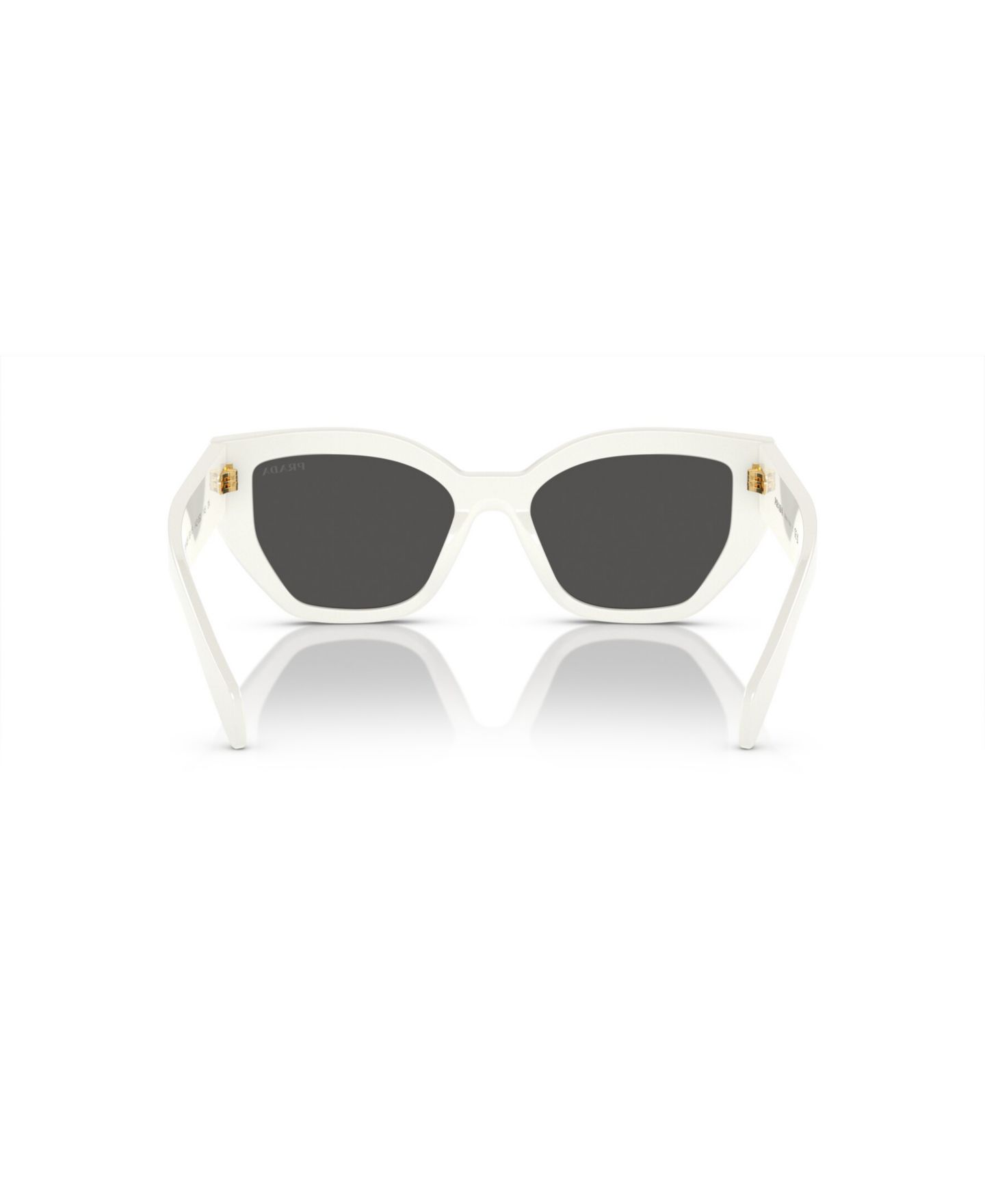 Женские солнцезащитные очки Prada Butterfly Sunglasses, PR A09S, цвет: Talc — фото 4