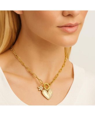Bloom MOM Heart Necklace
