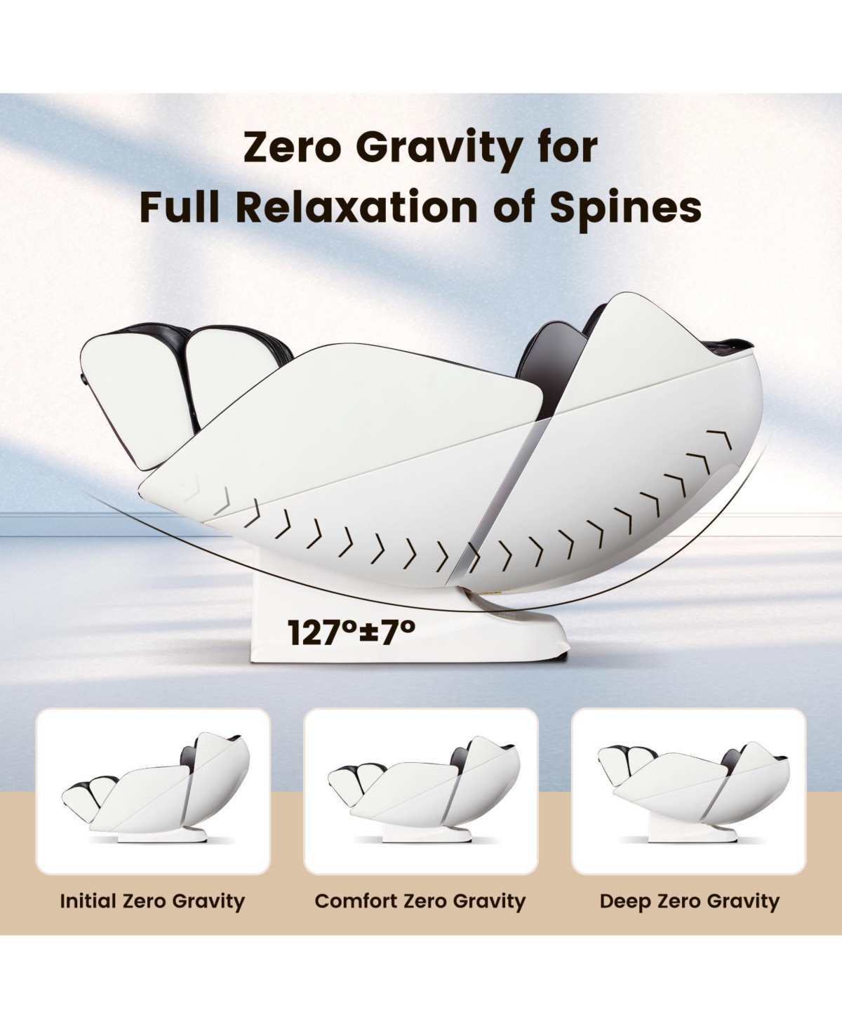 Costway Full Body Massage Chair with Voice Control Heat Foot Roller