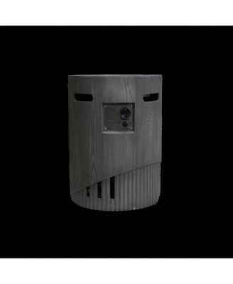 20 Inch Round Outdoor Gas Fire Pit with 32000 BTU Burner and Lava Rocks