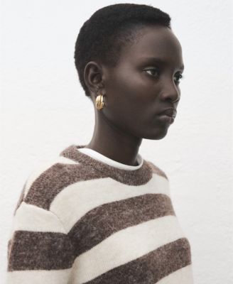 Women's Knit Striped Sweater