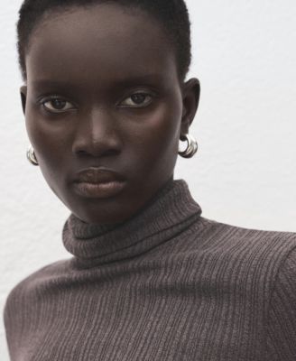 Women's Flared Sleeves Turtleneck Sweater