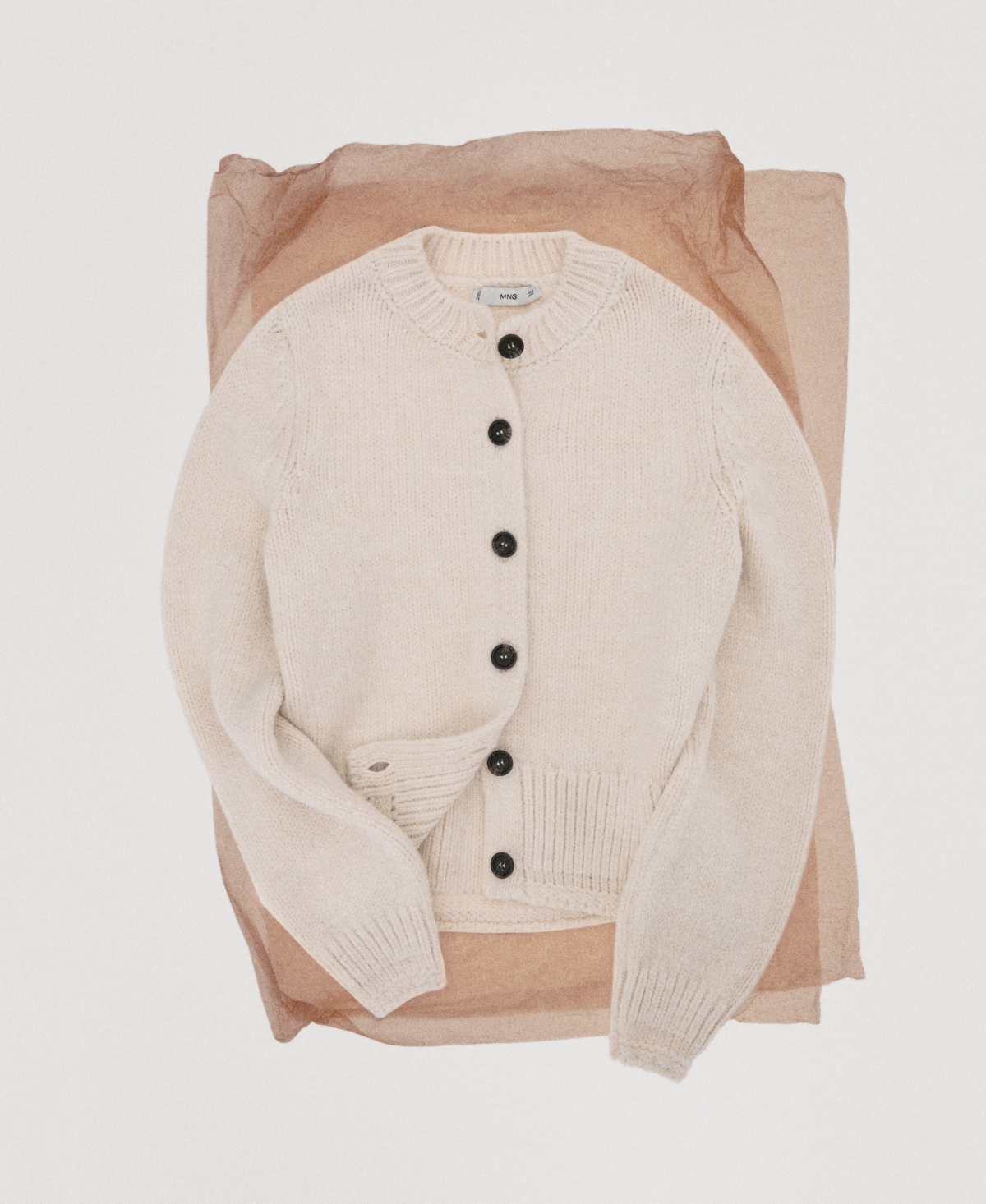 Mango Women's Knitted Button Cardigan