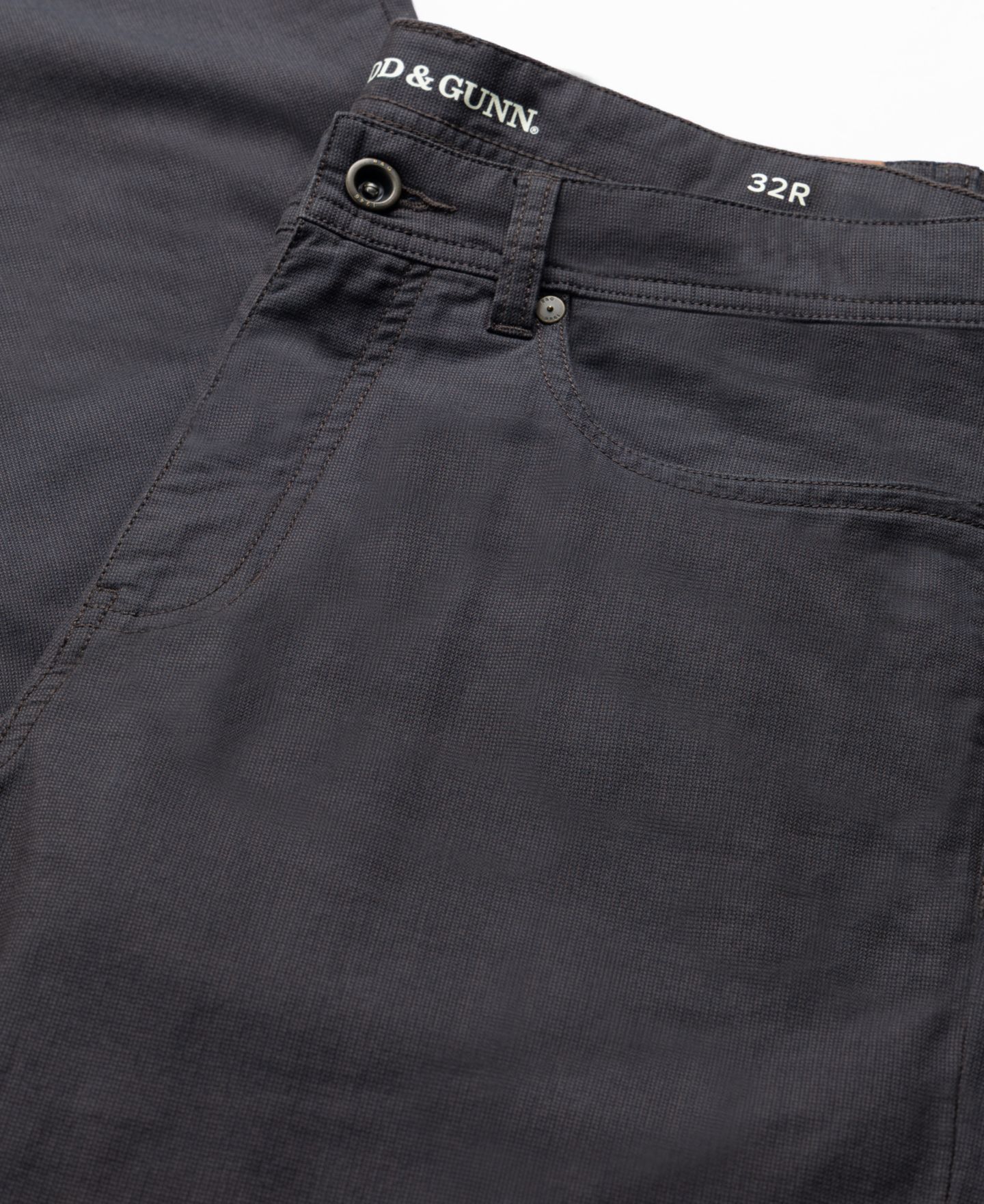 Мужские джинсы Rodd & Gunn Gunn Straight Fit, цвет: Коричневый — фото 4