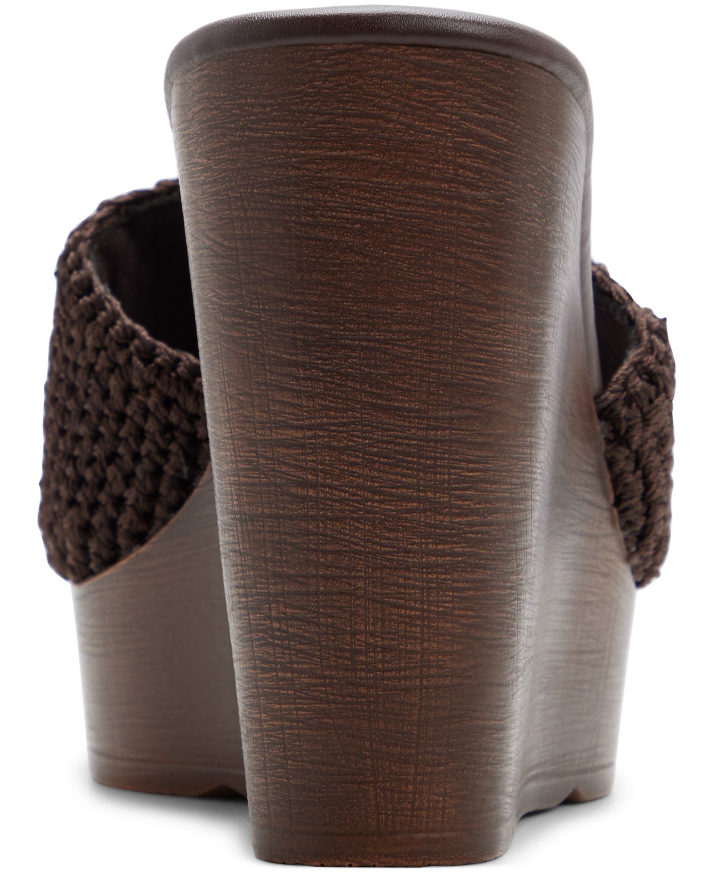 Женские сандалии ALDO Grounded Slip-On Wedge, цвет: Тёмный коричневый — фото 3