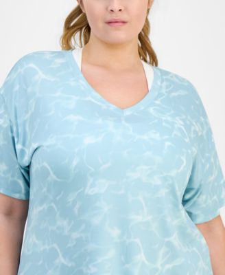 Plus Size Marina Whisper V-Neck Performance Tee