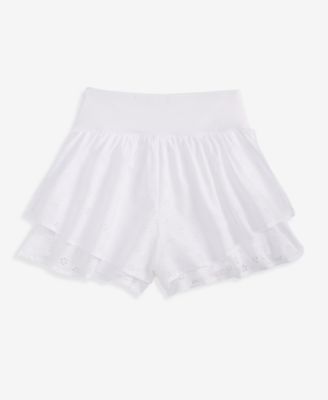 Girls' 5-20 Eyelet Butterfly Shorts