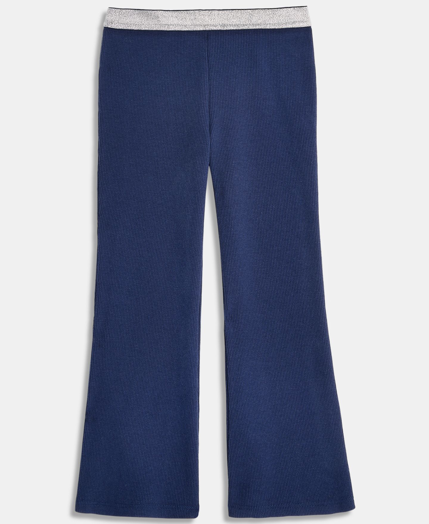 Брюки Epic Threads Glitter-Waist Ribbed Flare Pants для девочек-малышей, цвет: Синий — фото 4