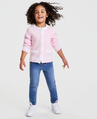 Girls' Toddler 12M-5T Lightweight Cardigan