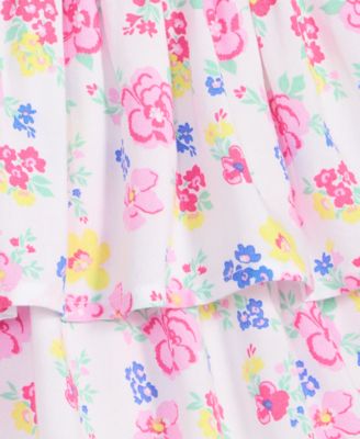 Epic Threads Toddler Girls' 12M-5T Floral-Print Cotton Top & Skirt, 2-Piece Set