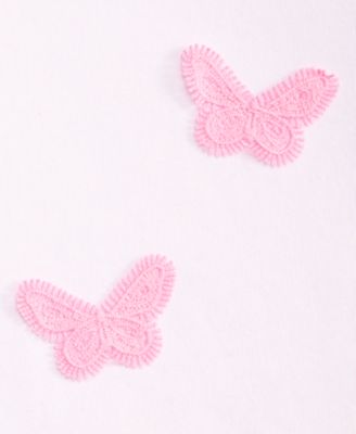 Girls' 12M-5T Crochet Butterflies Tee