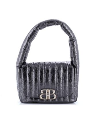 Small Monaco Sling Bag Padded Quilted Leather