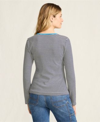 Women's Long Sleeve Micro Rib T-Shirt