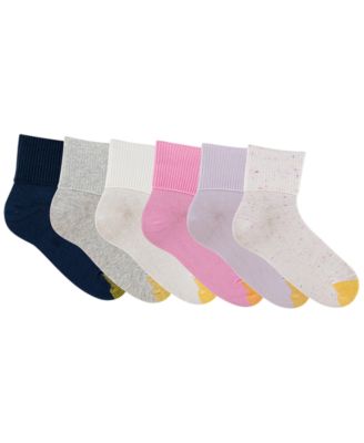 Women's Reinforced Toe Socks, 6-Pack