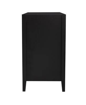 Three-door Storage Cabinet with Metal Handles