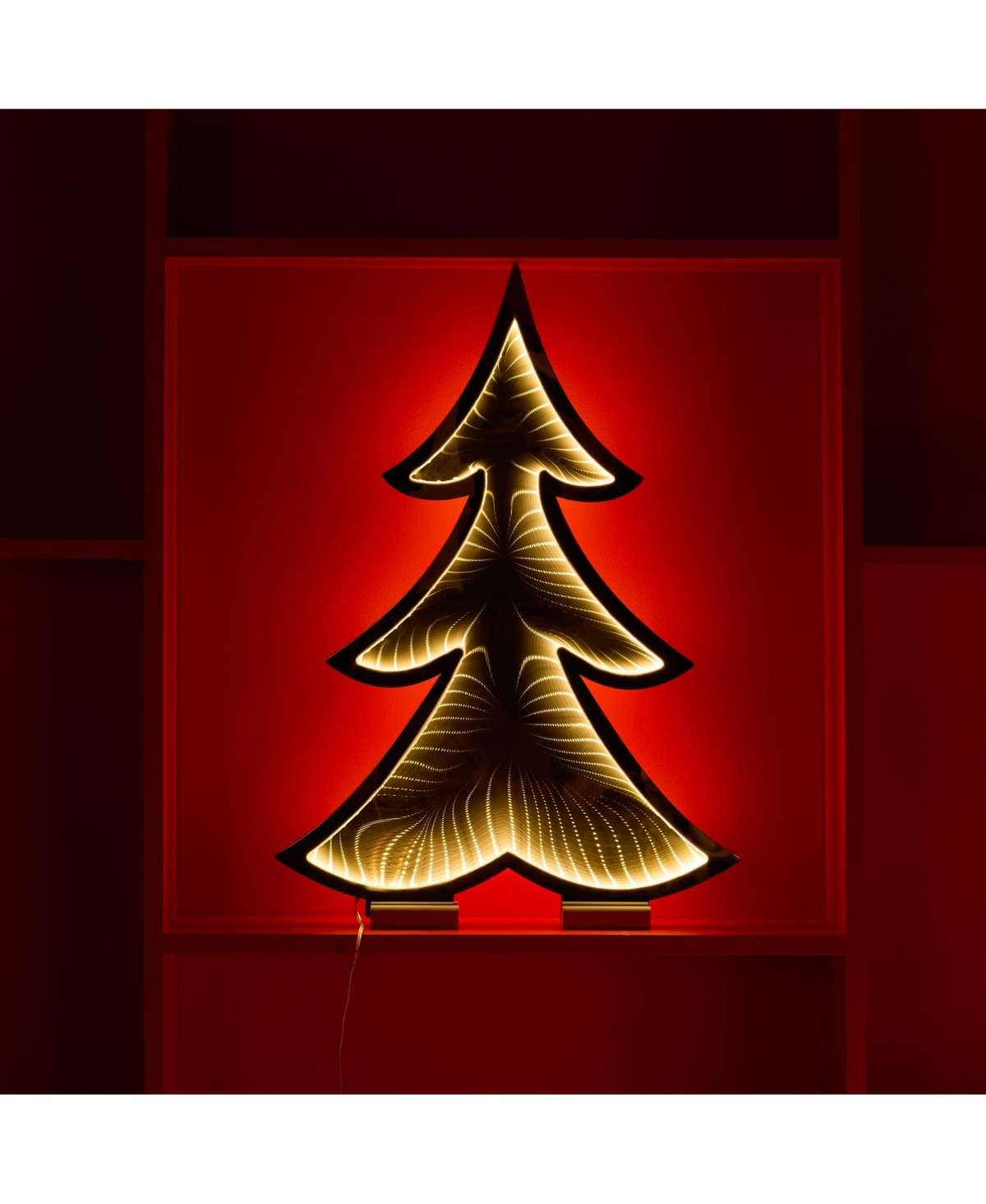 Slickblue Tree Infinity Light 24.5"H Acrylic Ul Plug Included