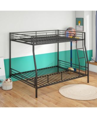 Heavy Duty Full Over Queen Bunk Bed Frame
