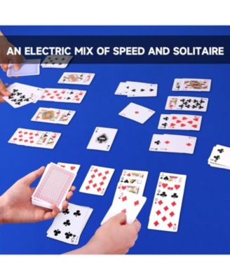 12-Deck Nertz Card Game Set, Multi-colored Playing Cards for Poker, Blackjack, Rummy, Go Fish, Bridge