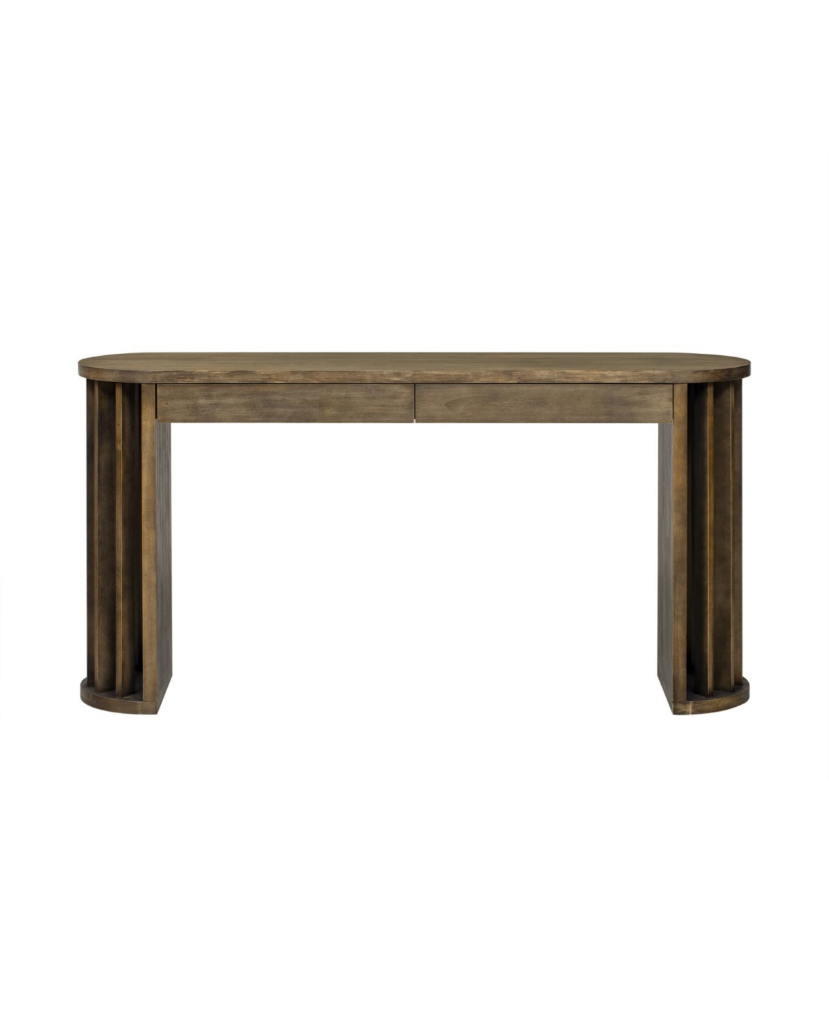 Streamdale Furniture 59" Oak Veneer Console Table