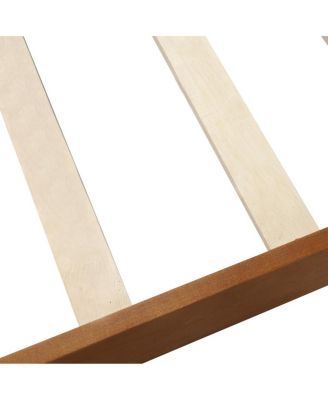 Wood Platform Bed Twin Sleigh Bed Frame with Headboard/Footboard