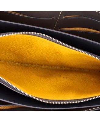 Pre-Owned Goyard Matignon Zip Wallet Coated Canvas with Leather