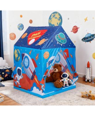 Space Themed Play Tent for Kids, Large Playhouse with Easy Setup