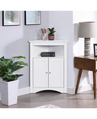  Corner Cabinet with Doors & Shelves