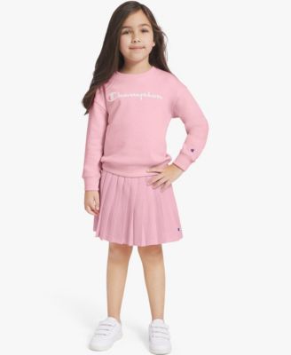 Girls' 4T-6X T-Shirt, Sweatshirt and Skort, 3-Piece Set