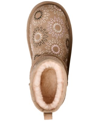 Kids' Classic Ultra Mini Sun Stitch Classic Boots