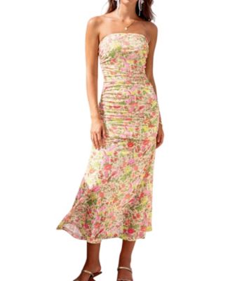 Women's Wildflower Season Floral Maxi Beach Dress
