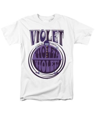 Big & Tall Willy Wonka And The Chocolate Factory Turning Violet, Violet T Shirt