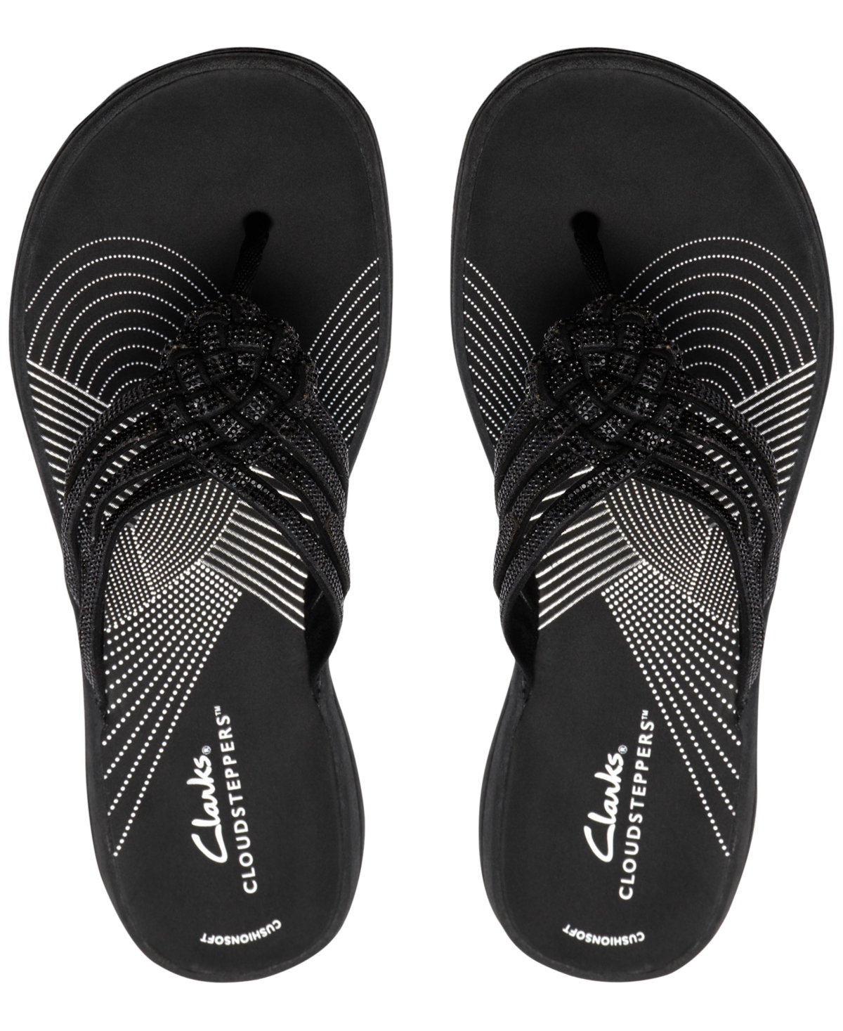 Clarks Women's Breeze Gem Flip Flop Flats