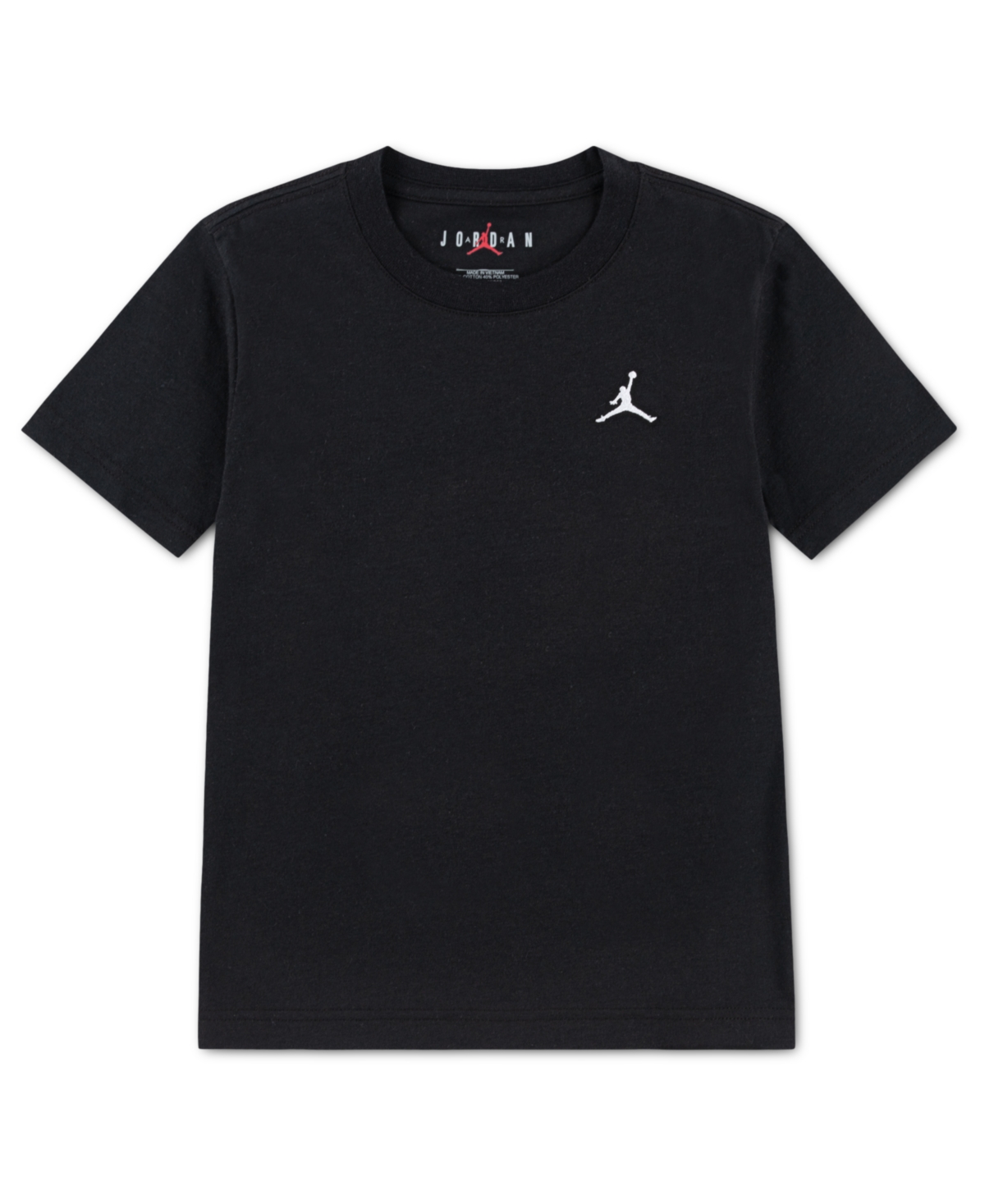 Jordan Boys 2T-7 Jumpman Air Embroidered Short Sleeve T-Shirt