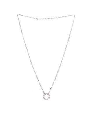 2 Diamonds Love Pendant Necklace