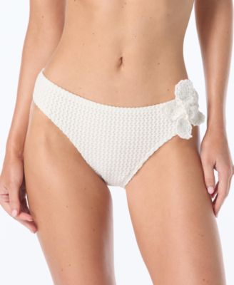Women's Crochet High-Cut Swim Bottoms