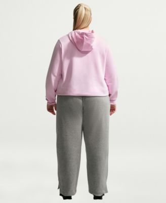 Plus Size Sportswear Club Fleece Full-Zip Hoodie