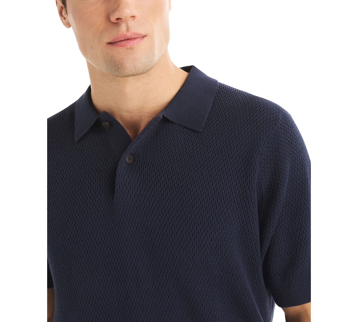 Nautica Men's Milano Collar Polo Sweater