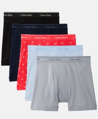 Men's 5-Pack Cotton Classic Boxer Briefs Underwear