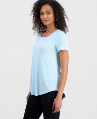 Women's Scoop-Neck Short Sleeve Top