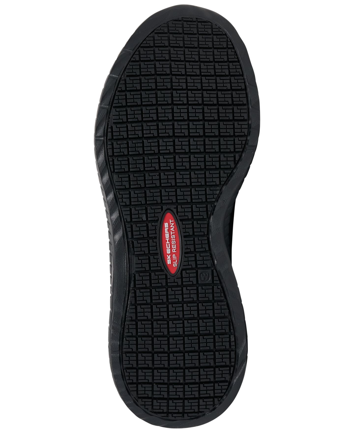 Женские кроссовки Skechers Slip-Ins Work: Squad Chaos SR - Jasul Slip-On Work Sneakers Wide Width, цвет: Чёрный — фото 6