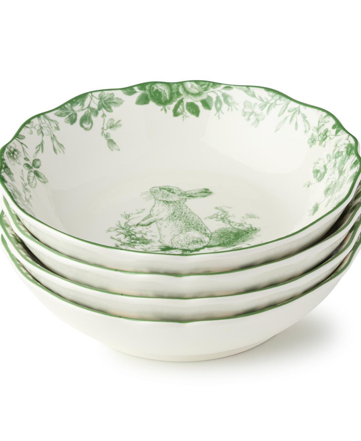Certified International Le Jardin Soup Bowls, Set of 4