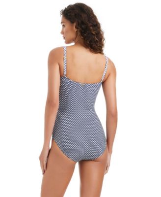 Women's Mio Block-Print One-Piece Swimsuit