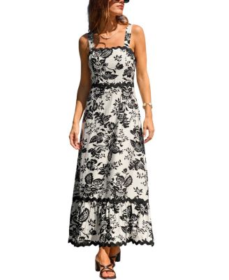 Women's All Aboard Floral Maxi Beach Dress