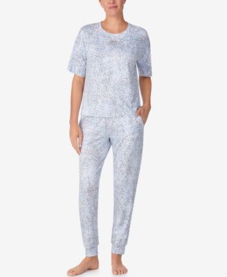 Women's Short-Sleeve Top & Jogger Pants, 2-Piece Set