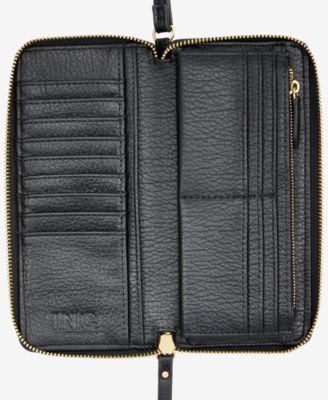 Hazell Geo Pebble Zip Around Wallet