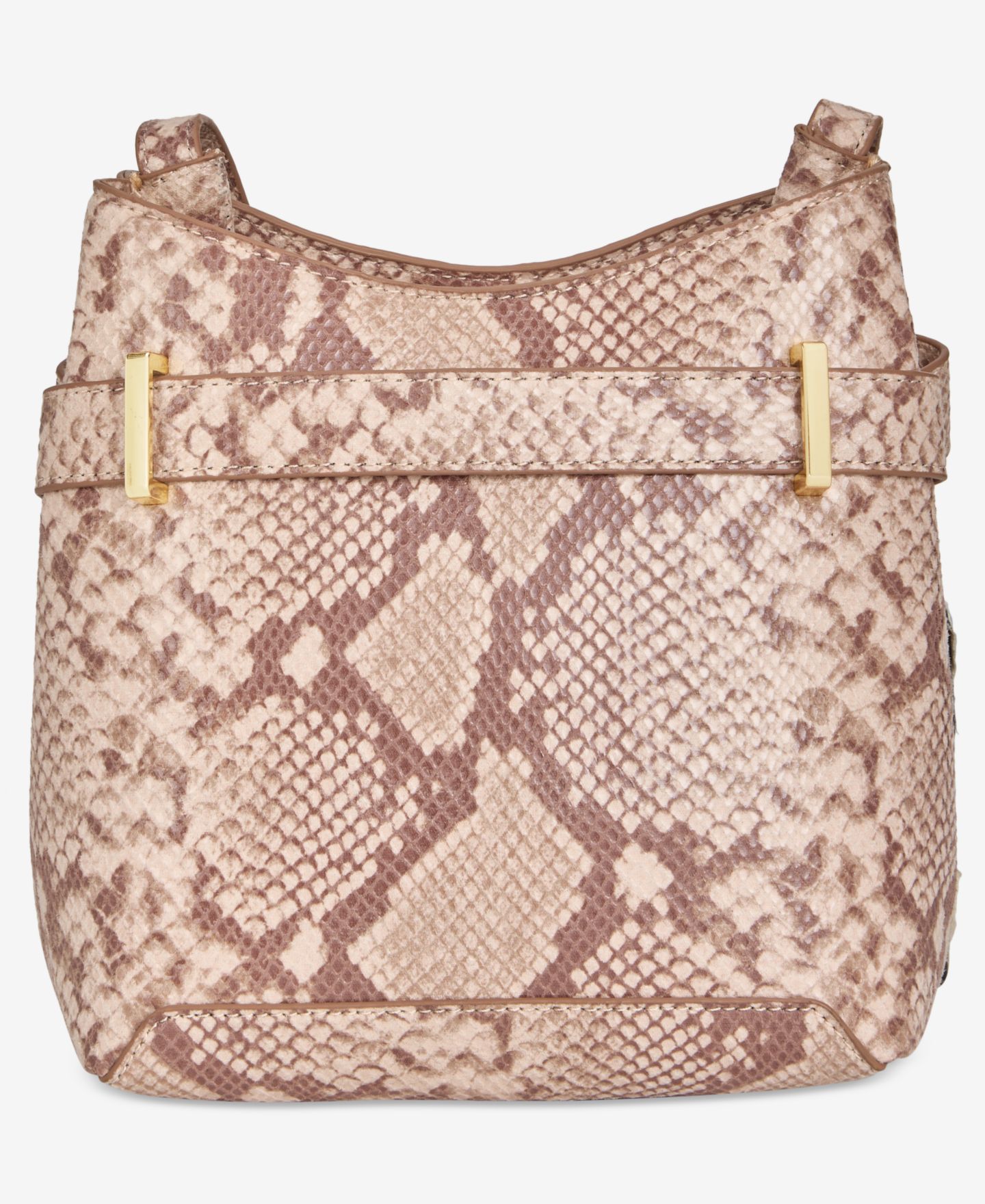 Женская сумка I.N.C. International Concepts Nailaa Belted Snake Crossbody, цвет: Тёплый карамельный — фото 3