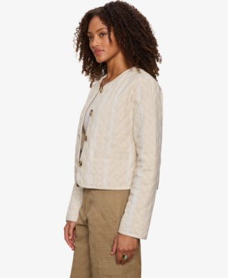 Women's Crafted Coco Quilted Button-Front Jacket