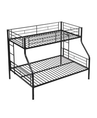 Streamdale Twin Over Full Metal Bunk Bed, No Box Spring, Large Storage, Easy Assemble