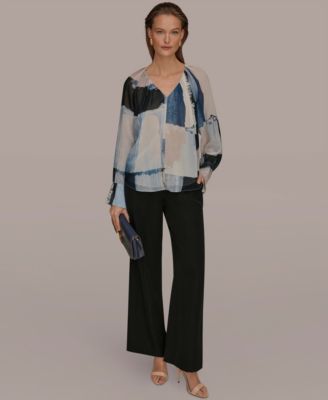 Women's Printed Long-Sleeve Top